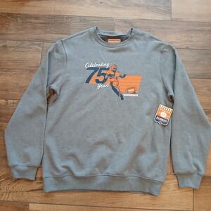 Whataburger Academy Sports Sweatshirt Mens Large Grey 75 Years Football Pullover